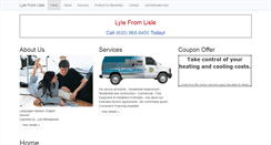 Desktop Screenshot of lylefromlisle.net